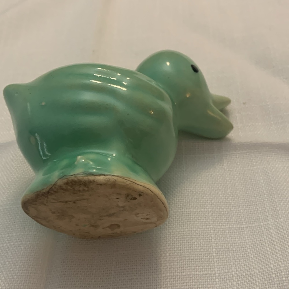 Small green duck planter vintage - Picture 7 of 10
